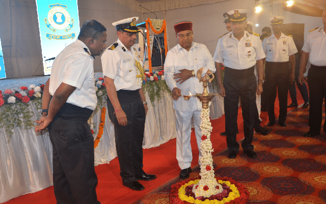 Gov Gehlot, attended the 47th Indian Coast Guard's