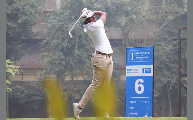 PGTI Qualifying Aryan Roopa shoots 64 takes firstround lead