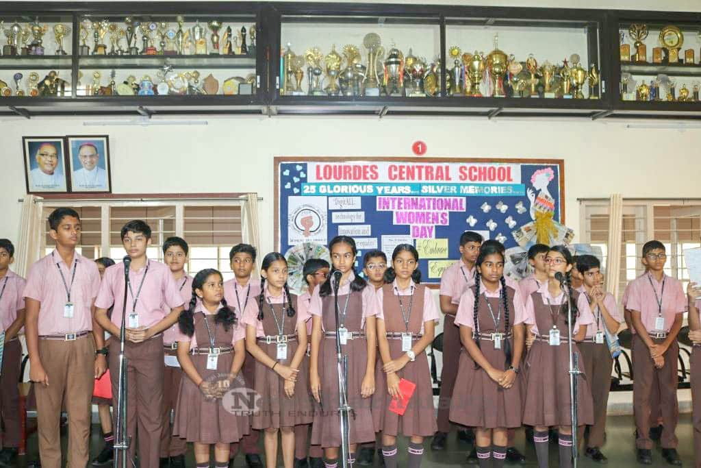 Lourdes School honours Women's Day with empowering messages