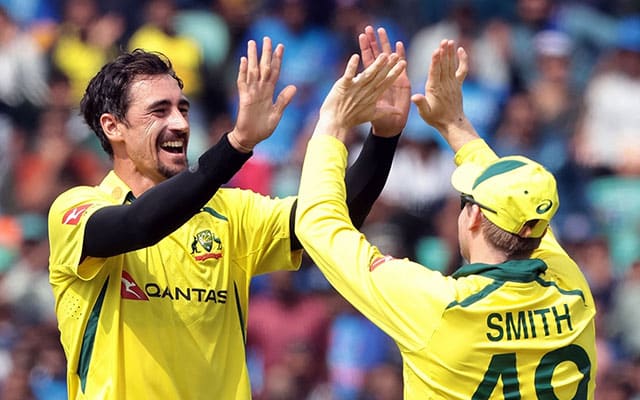 2nd ODI Starc Abbott help Australia bowl out India for 117