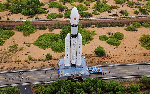India's LVM3 rocket lifts off with 36 OneWeb satellites
