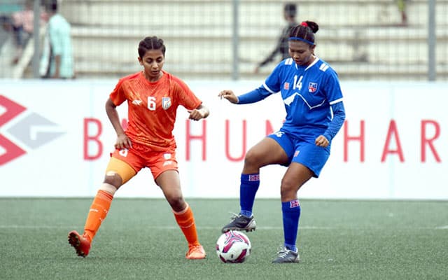 SAFF U17 Womens Chship India has 41 victory over Nepal