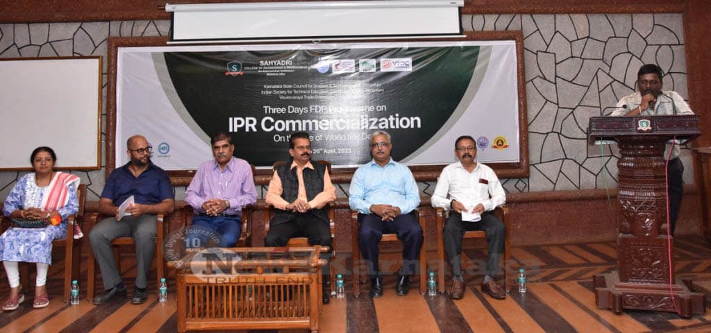 FDP on IPR Commercialization to be held in Sahyadri College