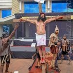 Live Way of the Cross held at Sacred Heart Church Surathkal