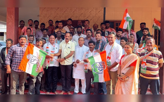 Udupi: BJP-backed panchayat member defects to Congress party