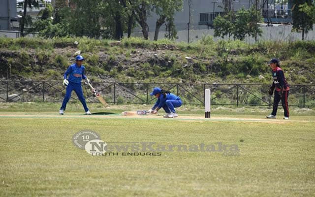 Indias Simu Das and Phula Saren level Nepal in blind cricket