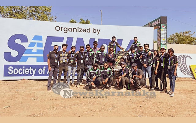 SAE eBAJA team is victorious, claims all India 10th rank