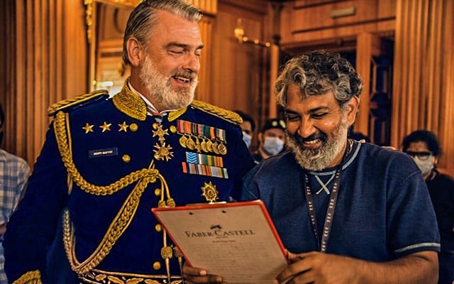 Rajamouli on Ray Stevenson Working with him was pure joy