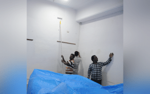 Renovation works going on in Vidhana soudha