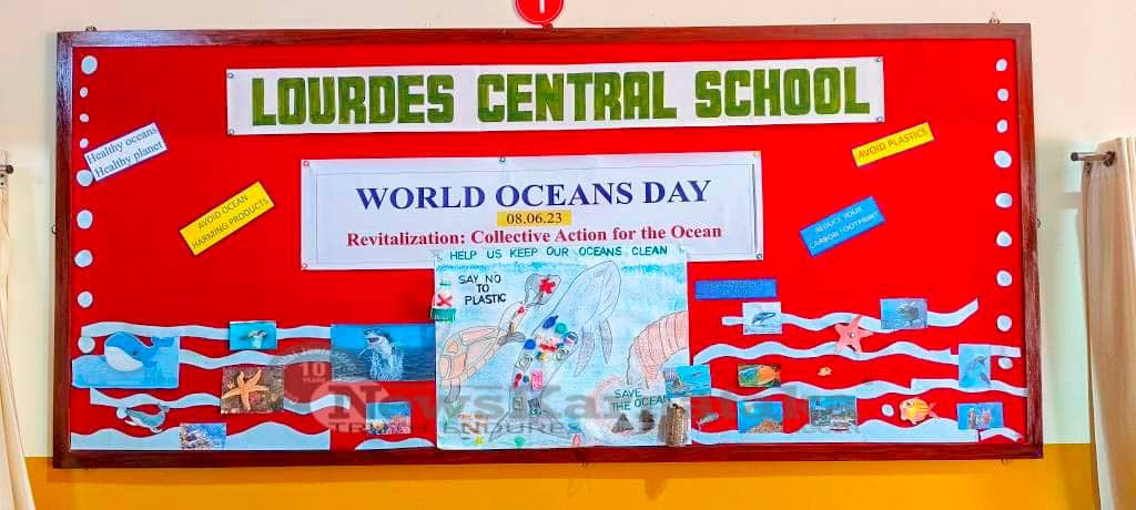 World Oceans Day celebrated at Lourdes Central School
