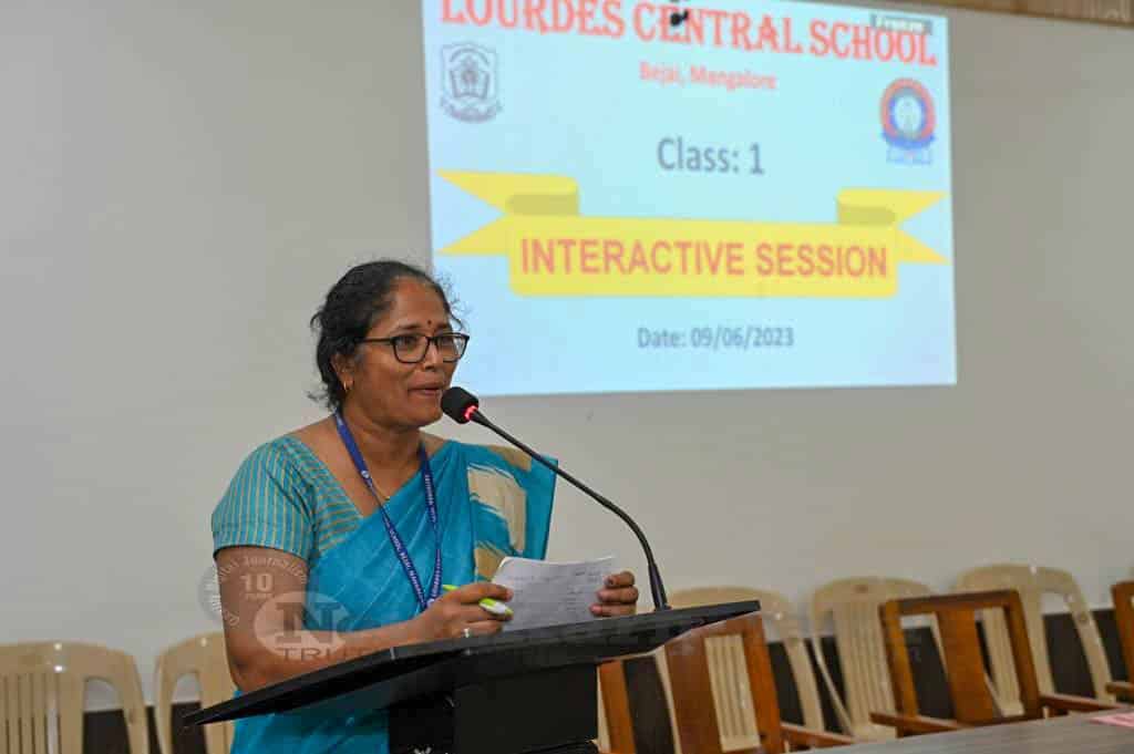 Lourdes School holds Parent-Teacher Interactive Session -2023