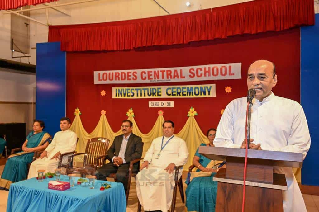 Lourdes Central School holds Investiture Ceremony