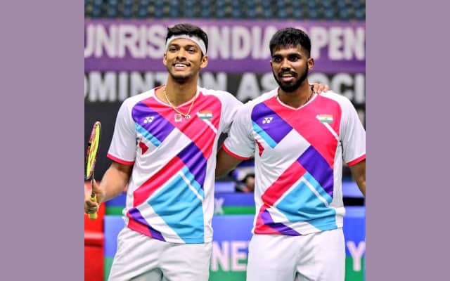 Satwik-Chirag at career-best World no 3 in BWF doubles rankings