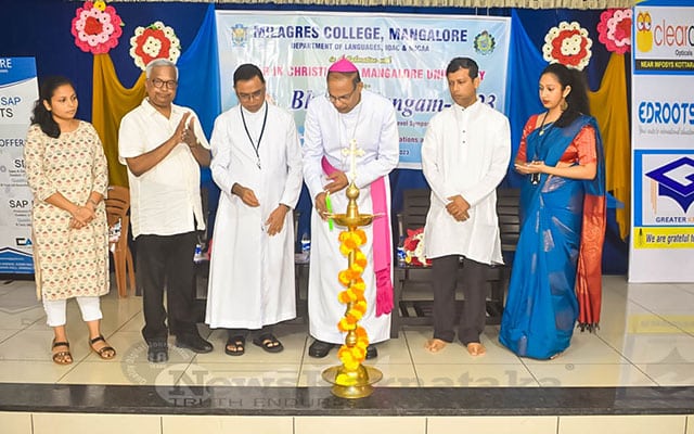 Milagres College holds National Symposium Bhasha Sangam-2023