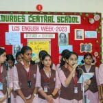 Lourdes Central School observes English Week 2023