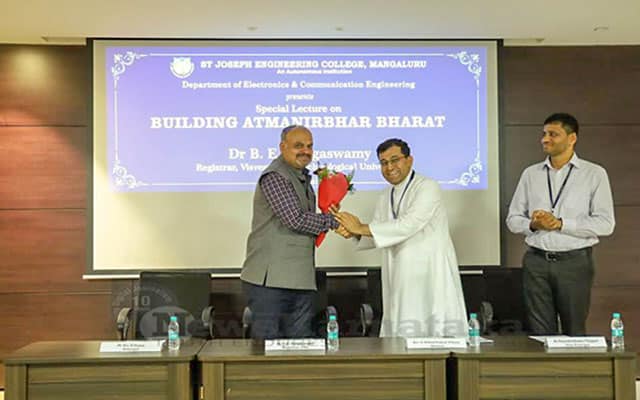 SJEC holds Special Lecture on Building Atmanirbhar Bharat