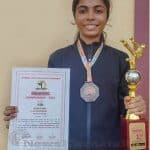 Jenicia Lobo of Shankerpura bags gold at National Karate Open