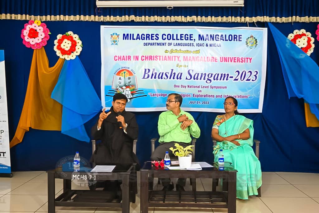 Milagres College holds National Symposium Bhasha Sangam2023