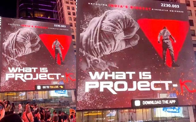 Prabhas, Deepika's 'Project K' poster lights up Times Square