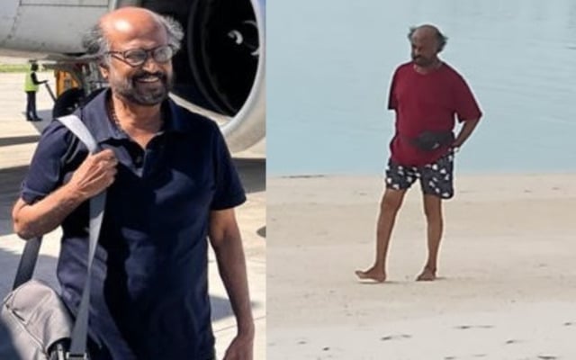 The legendary actor, Thalaiva Rajinikanth, renowned for his magnetic on-screen presence, recently took a well-deserved break from his hectic filming schedule. After completing work on the highly anticipated film 'Lal Salaam,' directed by his daughter Aishwarya, the superstar jetted off to the tropical paradise of the Maldives to unwind and rejuvenate.