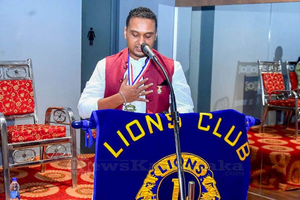 New President and office bearers of Lions Club installed