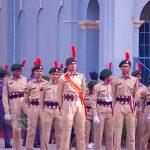 003 of 40 St Aloysius College commemorates 77th Independence Day