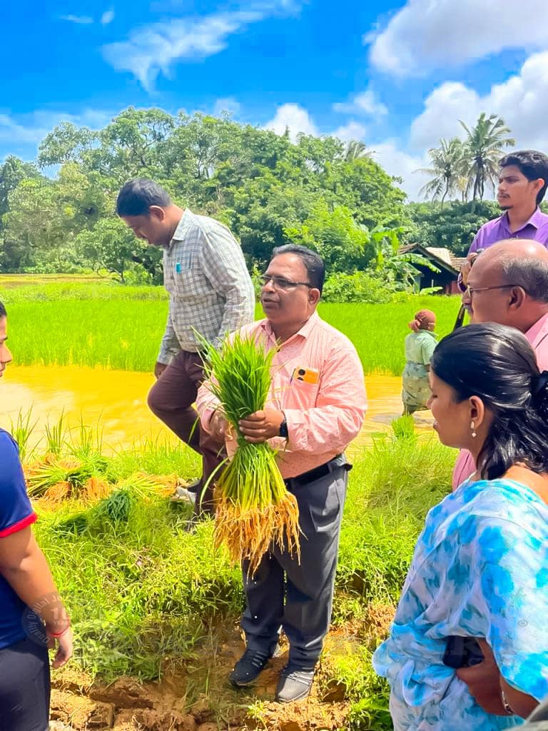 KVK holds Natural Farming training for NSS Volunteers from SAC