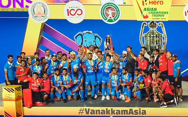 India in third spot in men's hockey after Asian Champions win