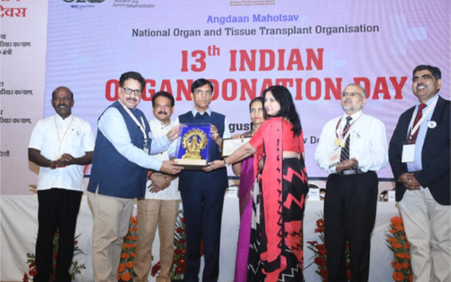 With 41 deceased donations impacting 110 lives, PGI Chandigarh wins national award
