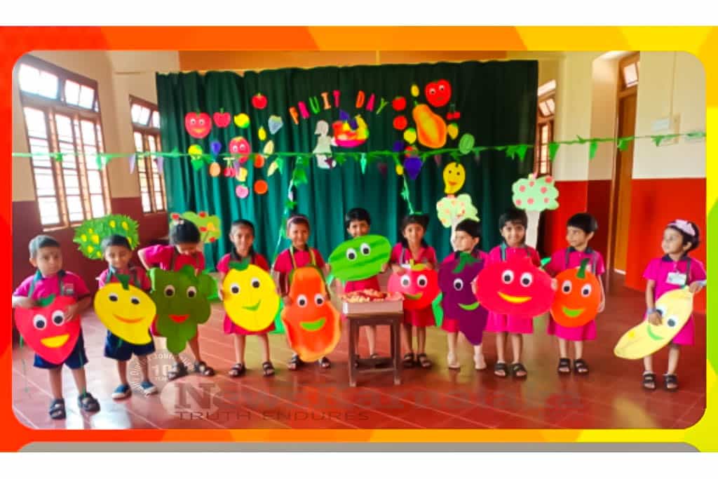Mount Carmel nursery kids celebrate Fruits Day