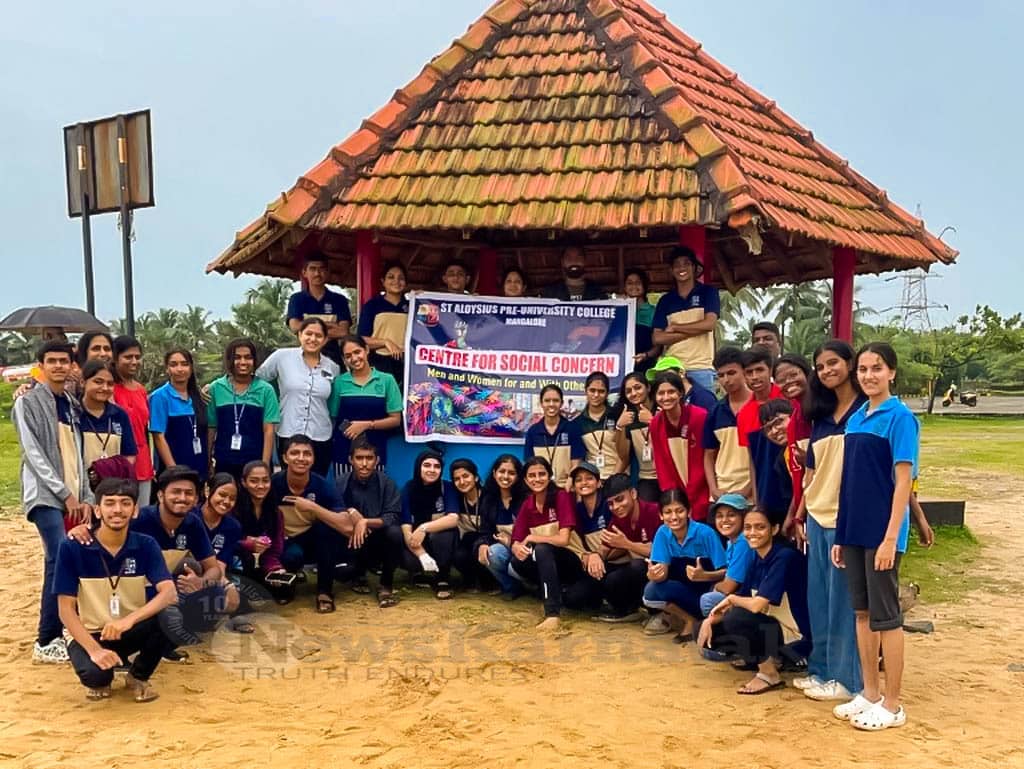 SAPUC organizes beach cleanup drive at Tannirbhavi