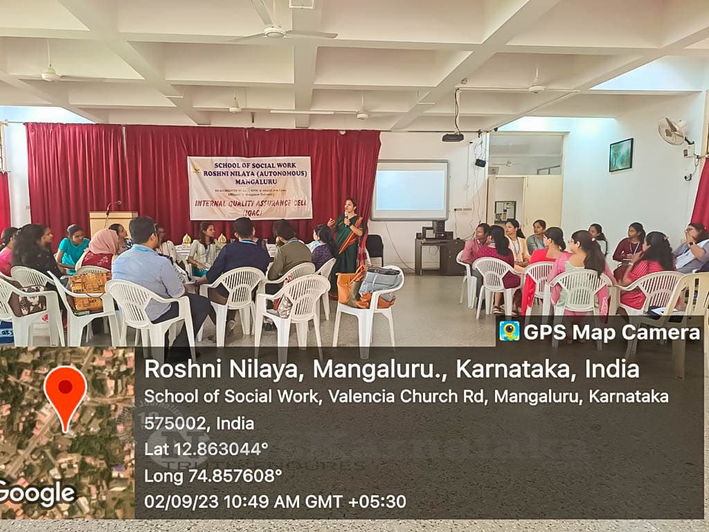 Workshop on Teacher Effectiveness held at SSW Roshni Nilaya