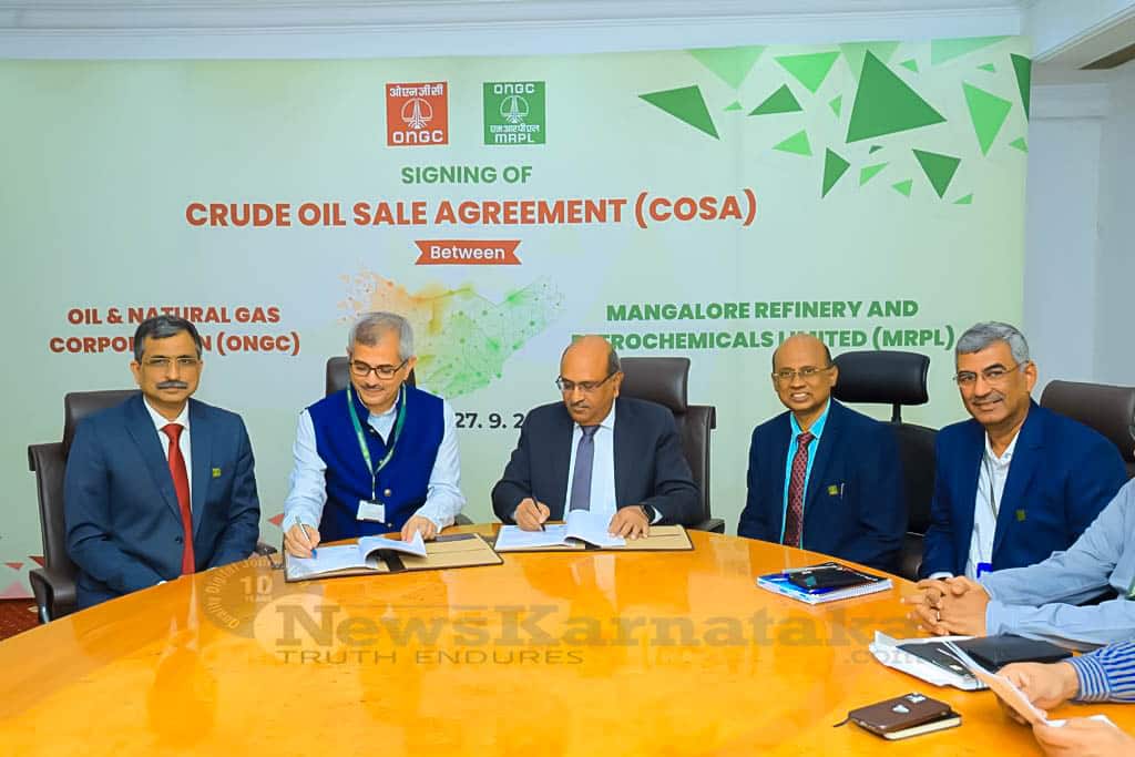 004 of 4 ONGC inks Crude Oil Sales Agreement COSA with MRPL