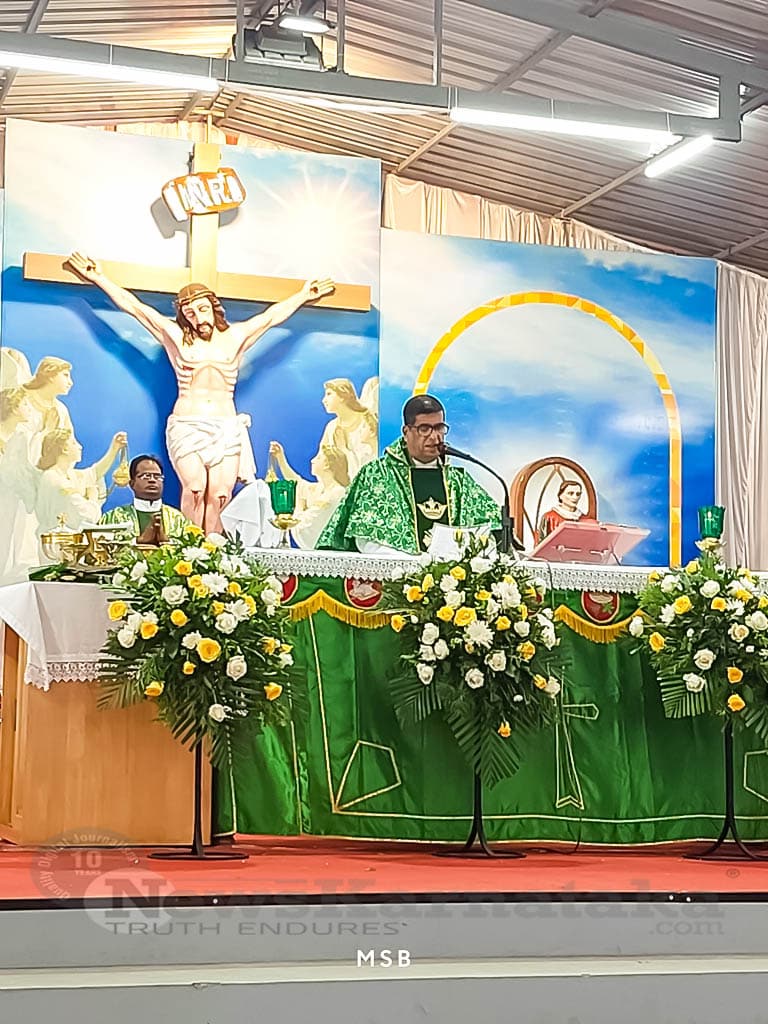 Rev Fr Andrew Leo DSouza celebrates his diamond birthday