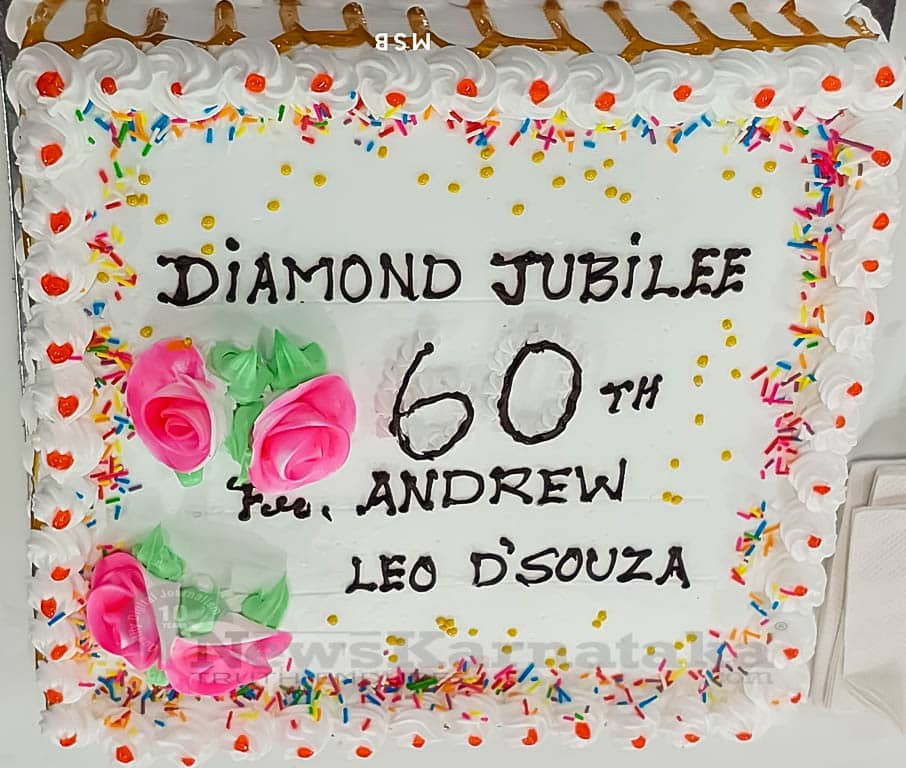 Rev Fr Andrew Leo DSouza celebrates his diamond birthday