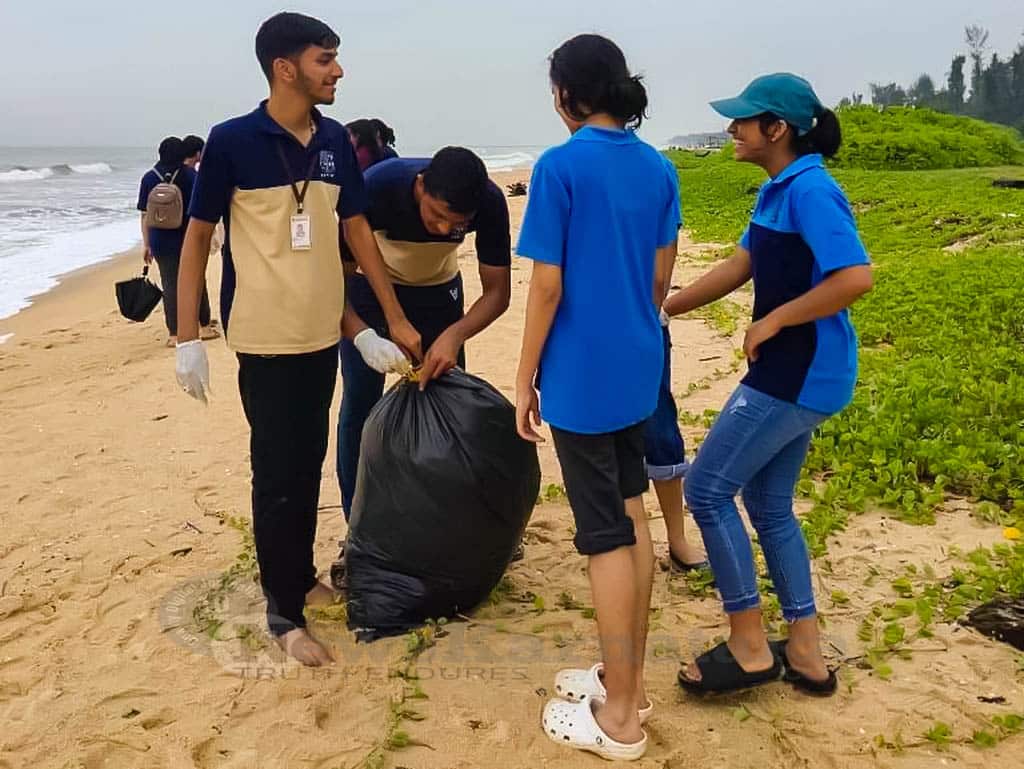 SAPUC organizes beach cleanup drive at Tannirbhavi