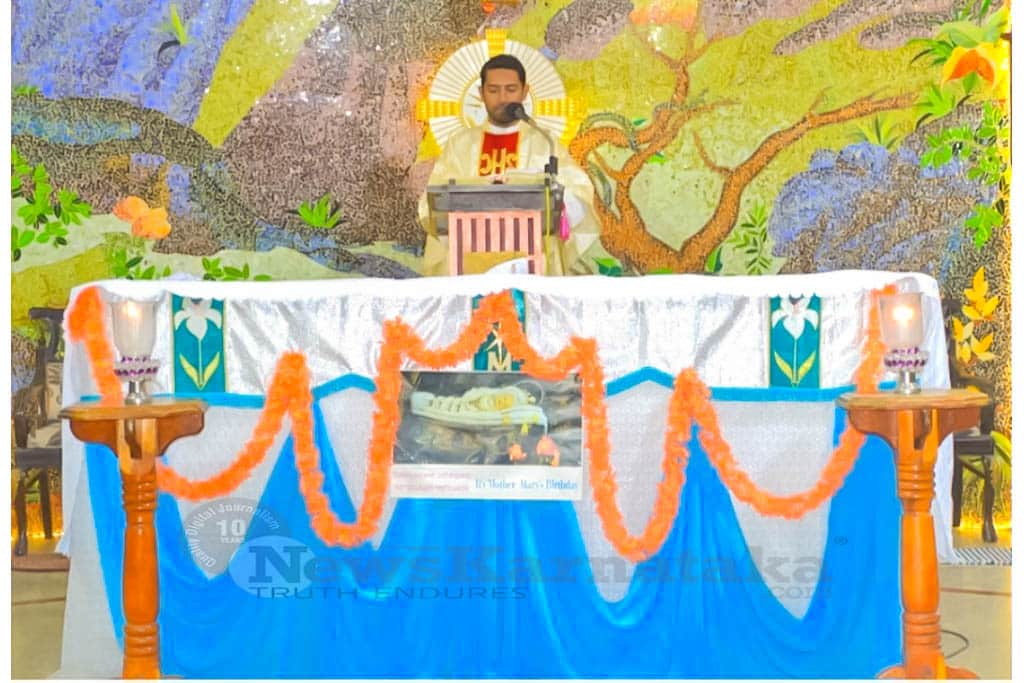019 of 20 Nativity of BVM celebrated at Hiriyur Church Chitradurga