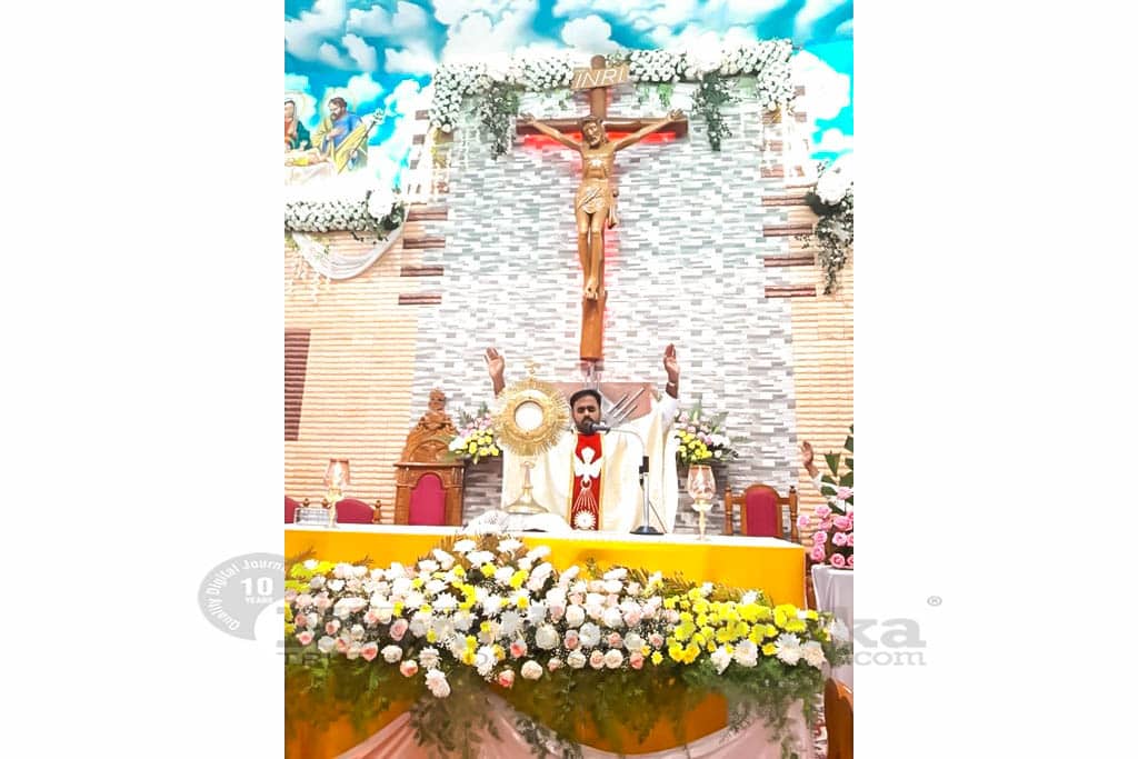020 of 20 6th Day Novena held at Our Lady of Health Minor Basilica Harihar