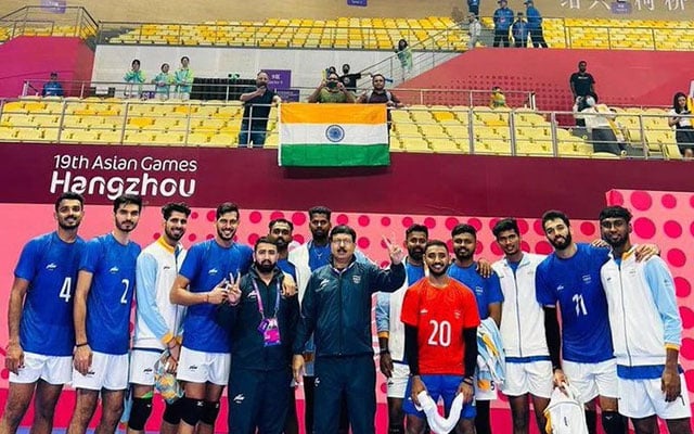 Asian Games Indian mens volleyball team beat Cambodia 30