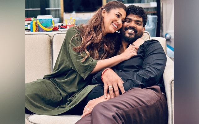 'Just Bliss': Nayanthara gets all starry-eyed with Vignesh Shivan at home