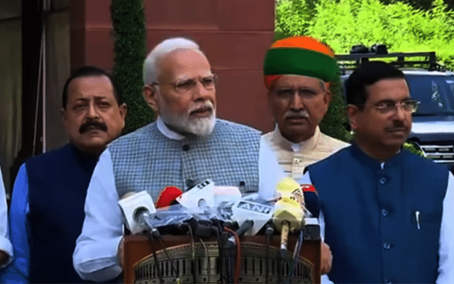 PM Modi to address LS on first day of special session