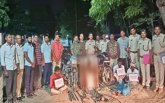 Three Arrested for Hunting and Smuggling Wild Animal Parts in Chittapur Hill