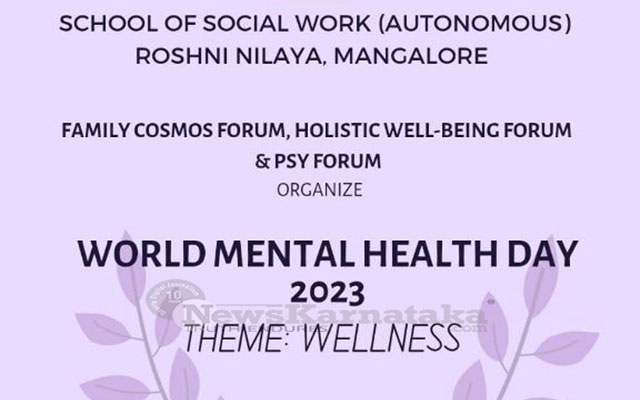 SSW Roshni Nilaya observes World Mental Health Day