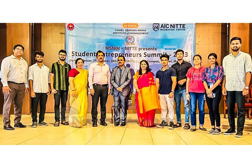 MSNIM and AIC NITTE hold Student Entrepreneurs Summit 2023