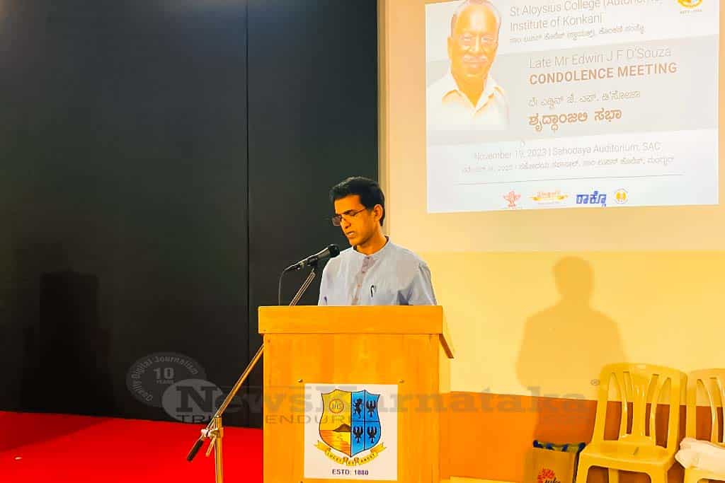 015 of 015St Aloysius College honours the literary legacy of Edwin DSouza
