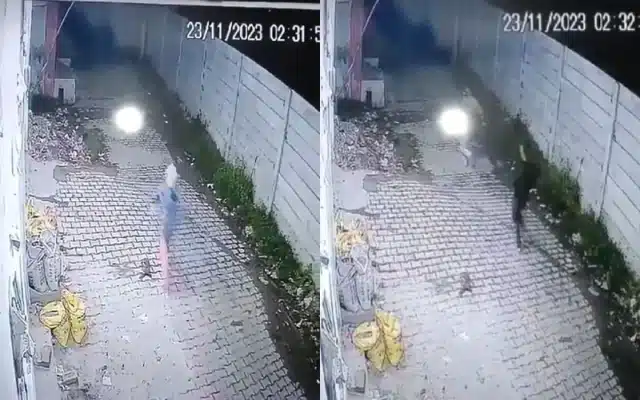 Three young people are accused of abduction a 14-year-old girl in a disturbing incident that occurred in Meerut, Uttar Pradesh. The shocking incident was caught on camera, showing the accused pursuing the girl. Numerous people are concerned about the incident, which is why local authorities are acting.