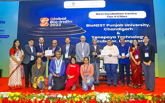 Yenepoya Technology Incubator Wins Best Incubation Center Award