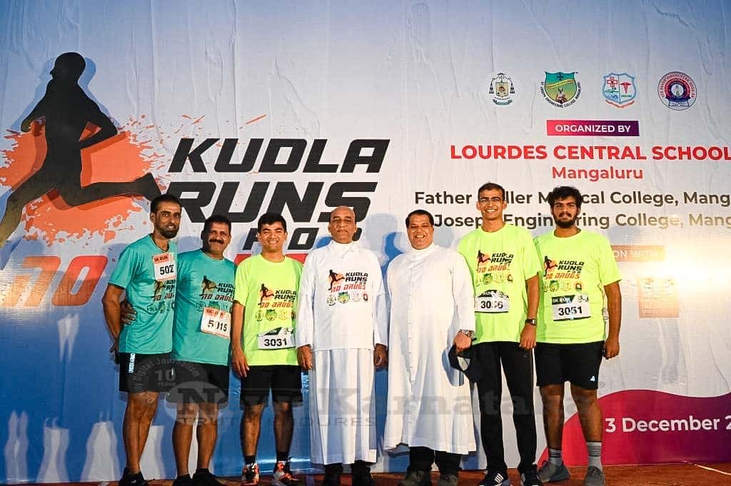 Lourdes School organizes marathon Kudla Runs for No Drugs