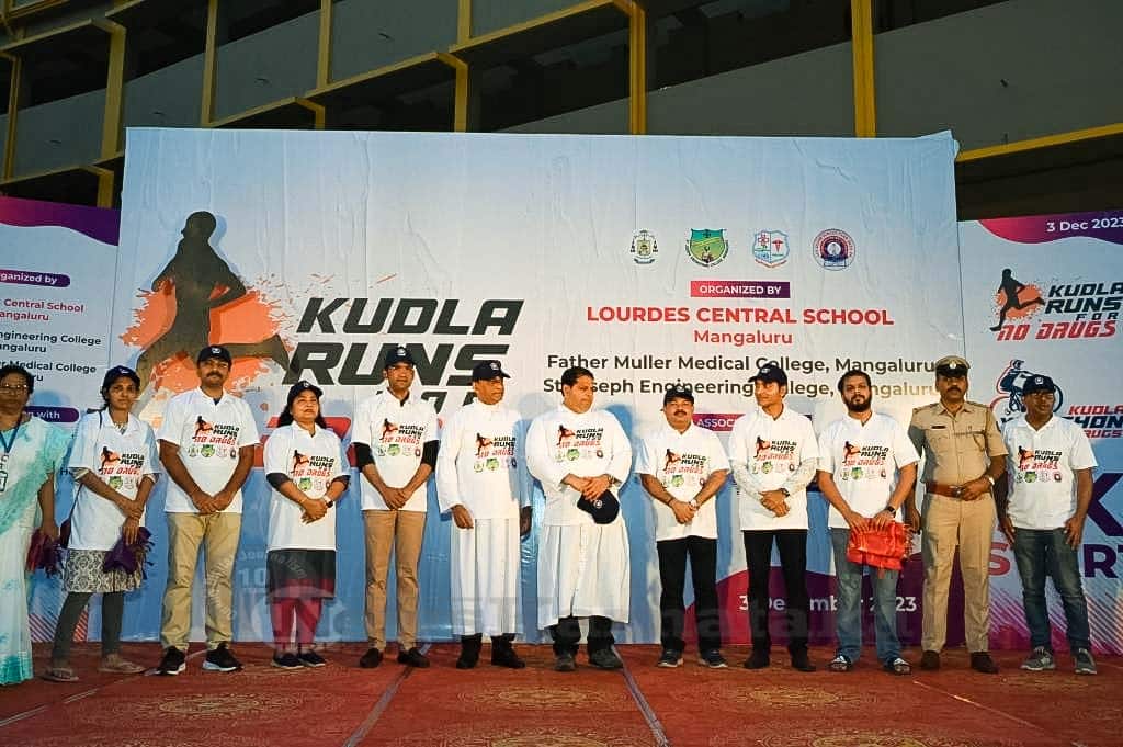 Lourdes School organizes marathon Kudla Runs for No Drugs