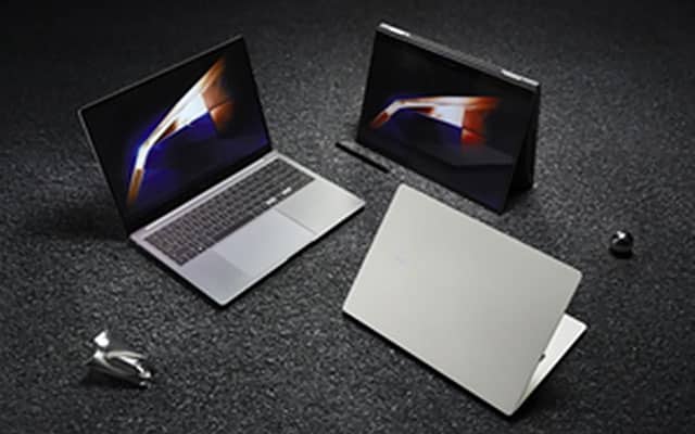 The new Samsung PC series 'Galaxy Book4' is powered by AI